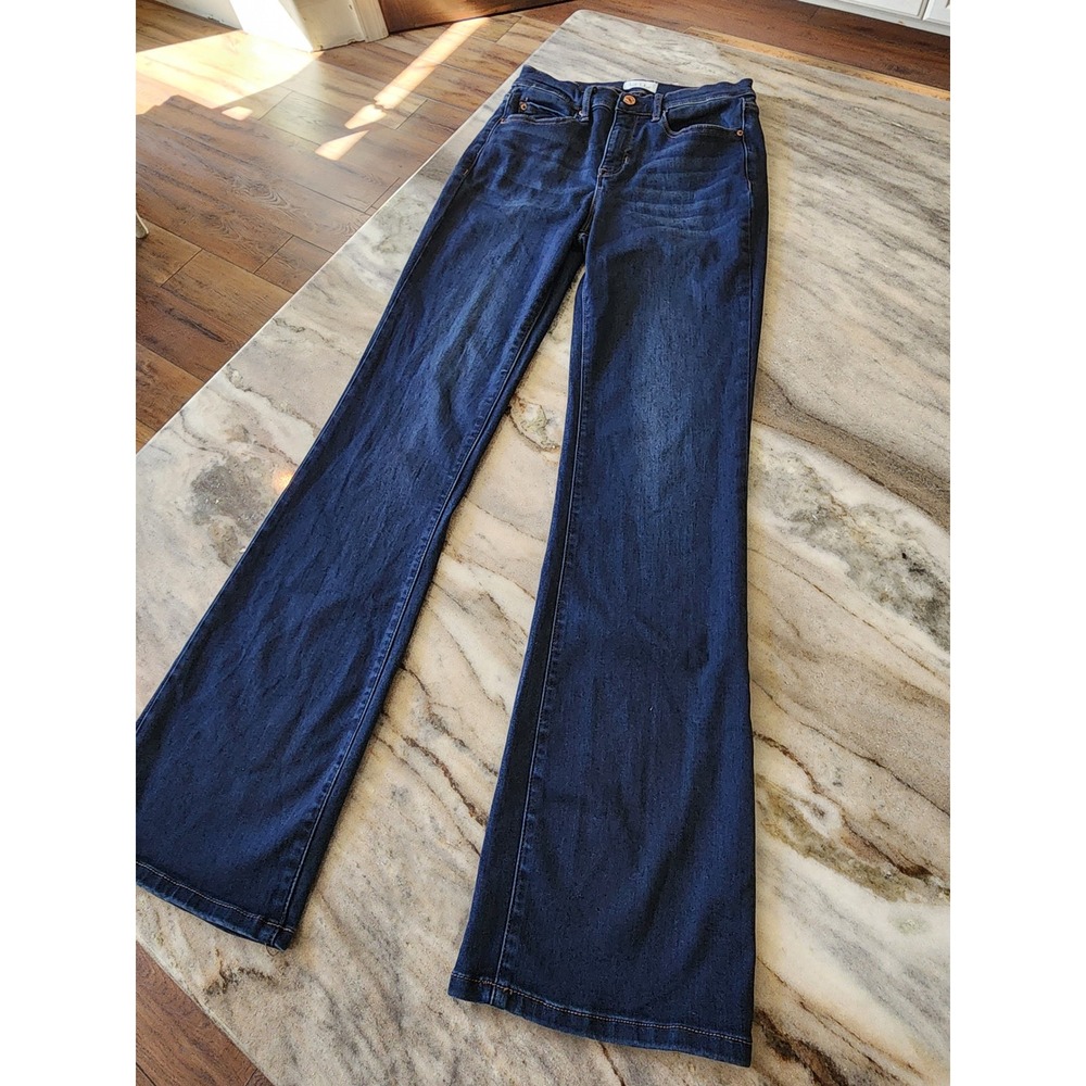 Nicole Miller New York Soho High Rise Bootcut Jeans Dark Wash Blue Size 6